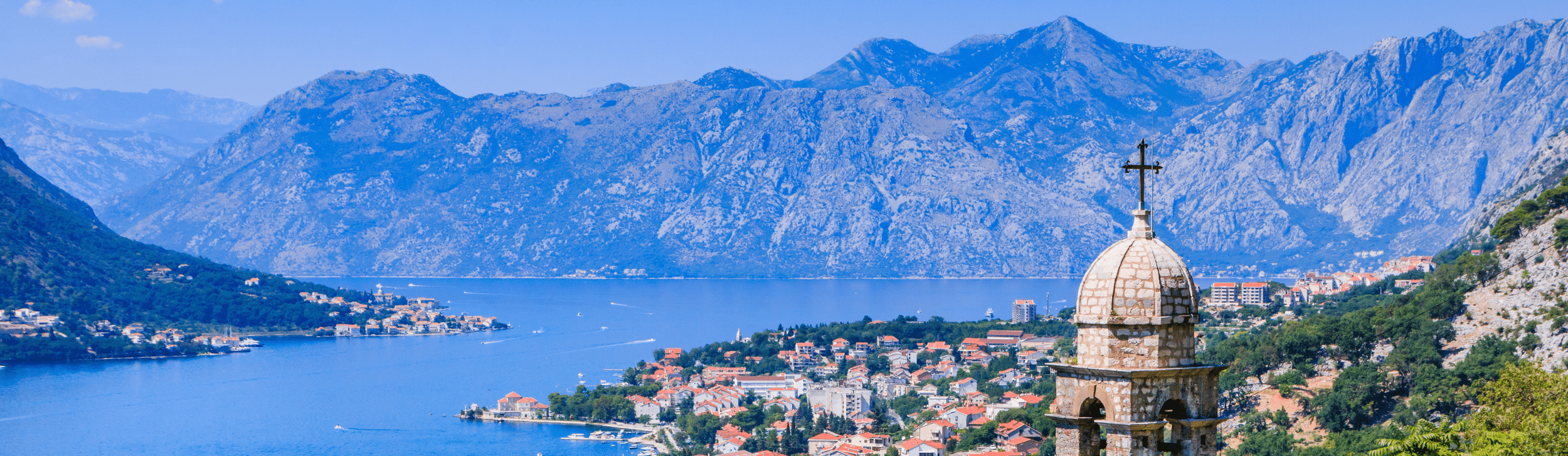 Montenegro Church and skyline 