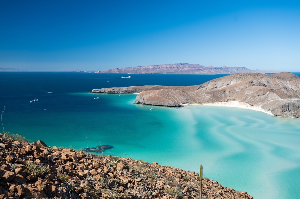 Captivating,Aerial,View,Of,Baja,California's,Coastline,,Showcasing,Turquoise,Waters,