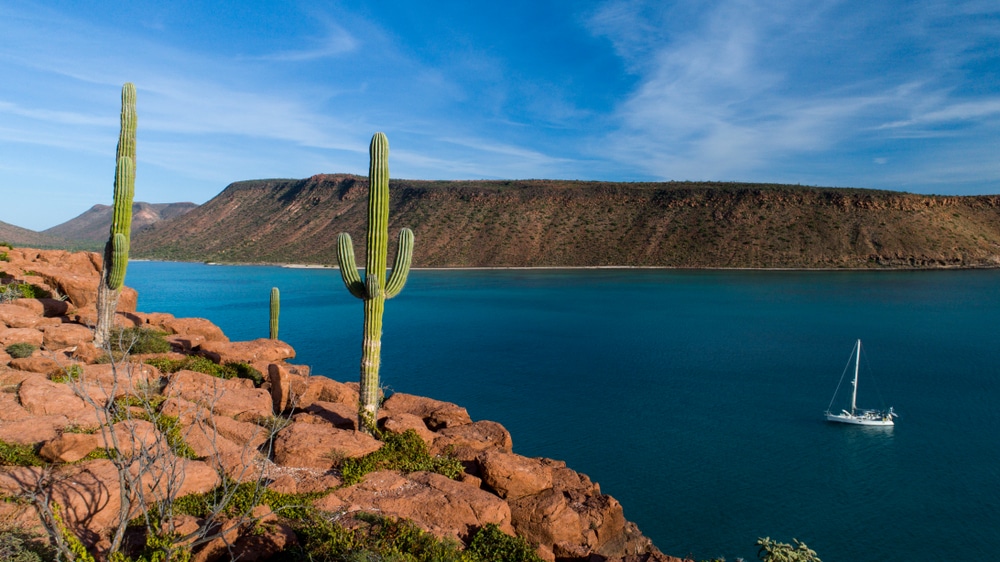 Aerial,Panoramics,From,Espiritu,Santo,Island,,Baja,California,Sur,,Mexico.