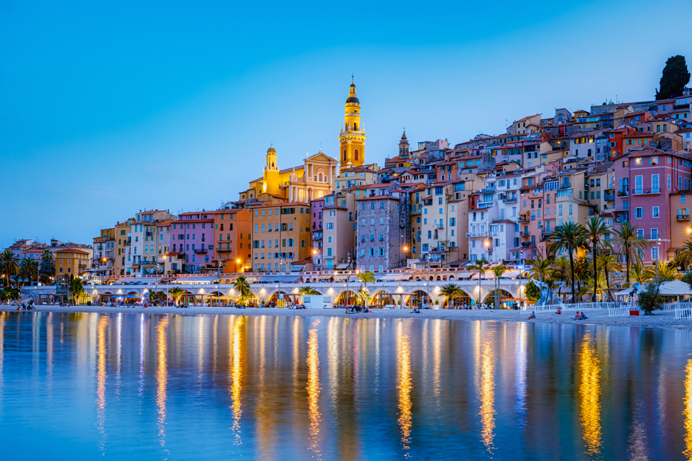 View,On,Old,Part,Of,Menton,,Provence-alpes-cote,D'azur,,France,Europe