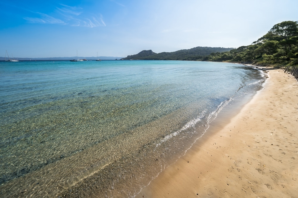 World,Famous,Beautiful,Notre,Dame,Beach,(plage,Notre-dame),On,Porquerolles