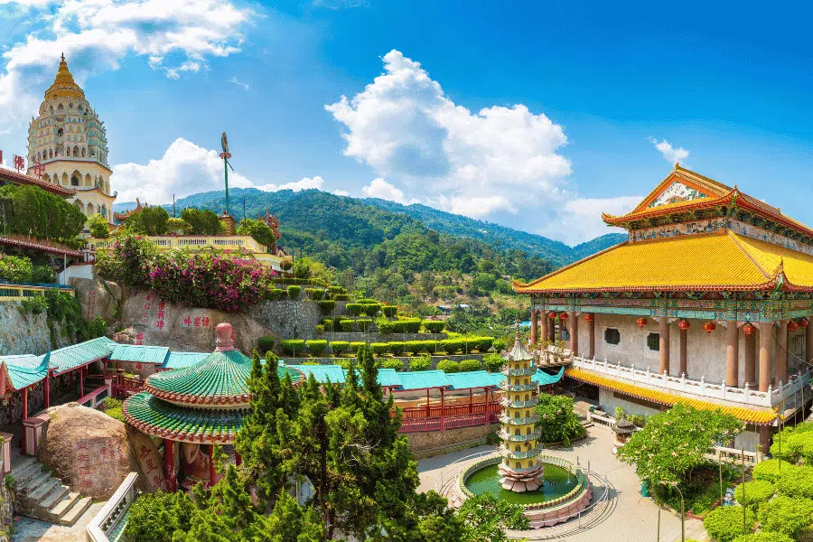 Canva Kek Lok Si Temple Georgetown Penang Island Malaysia