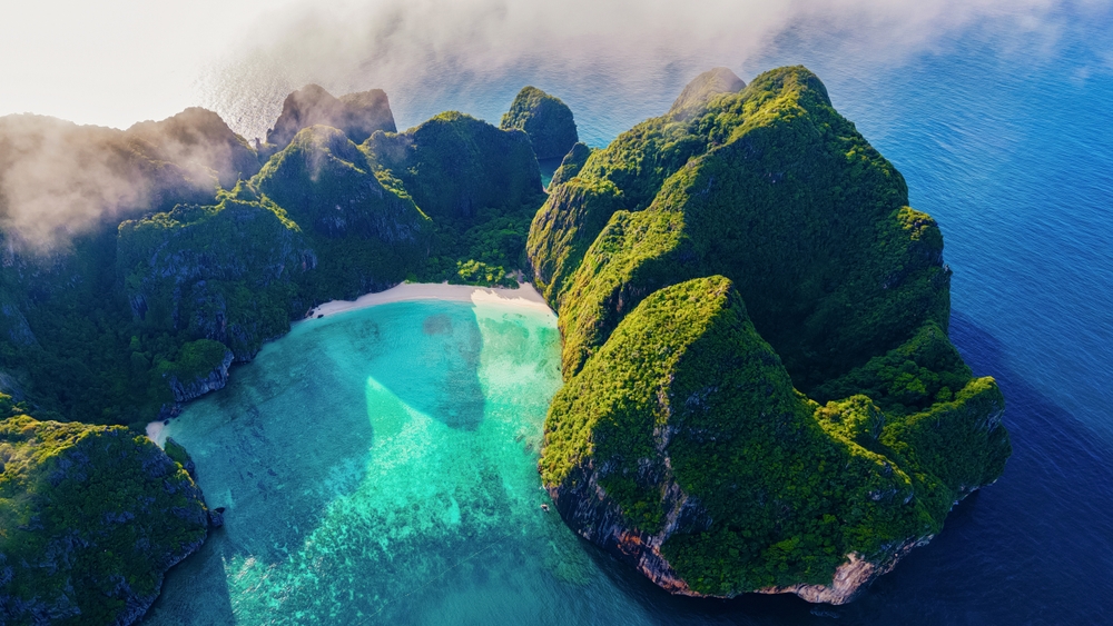 Maya,Bay,Koh,Phi,Phi,Thailand,,Turquoise,Clear,Water,Thailand