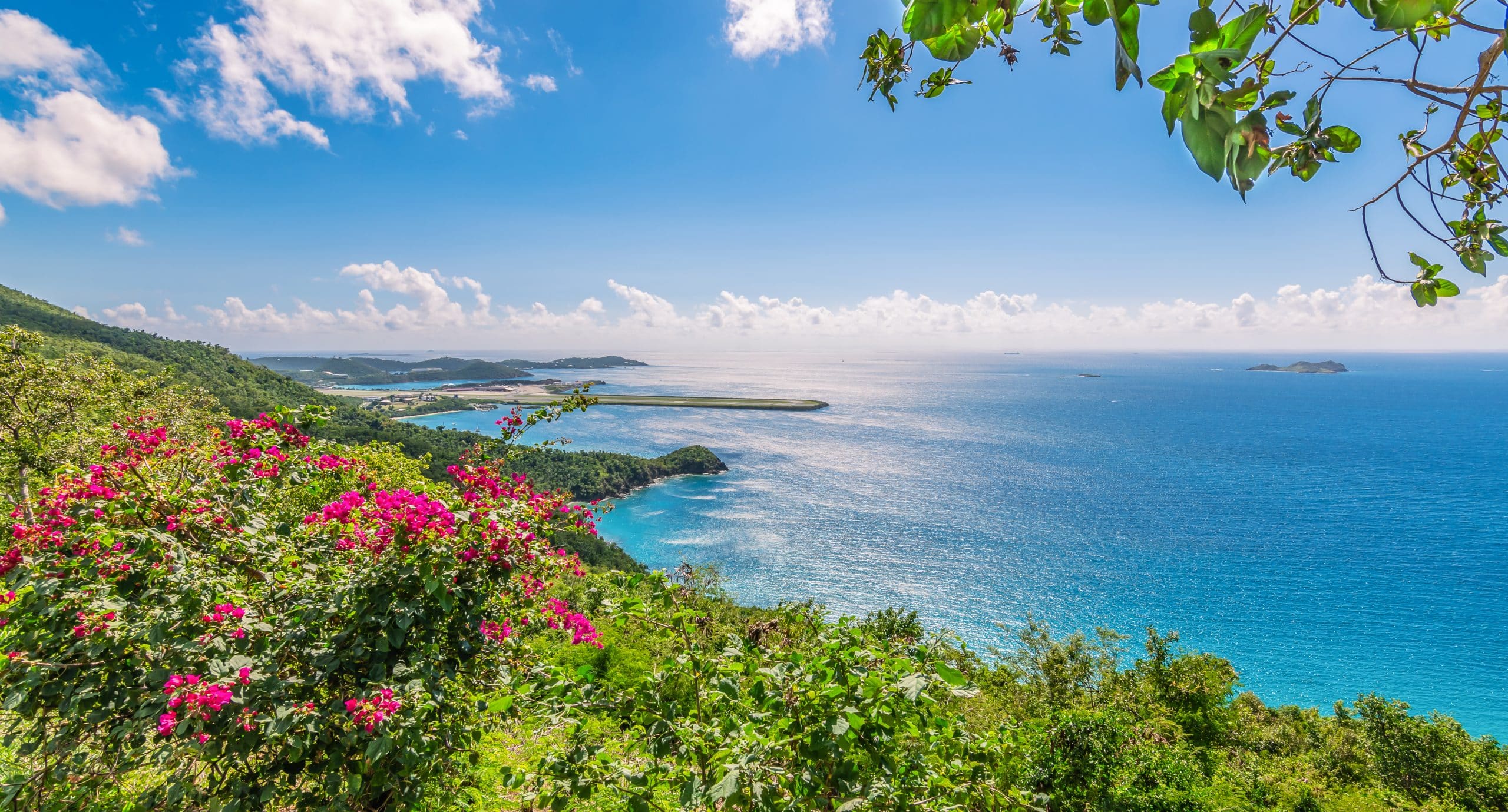 Saint,Thomas,,Us,Virgin,Islands.,Landscape,With,Brewers,Bay,And