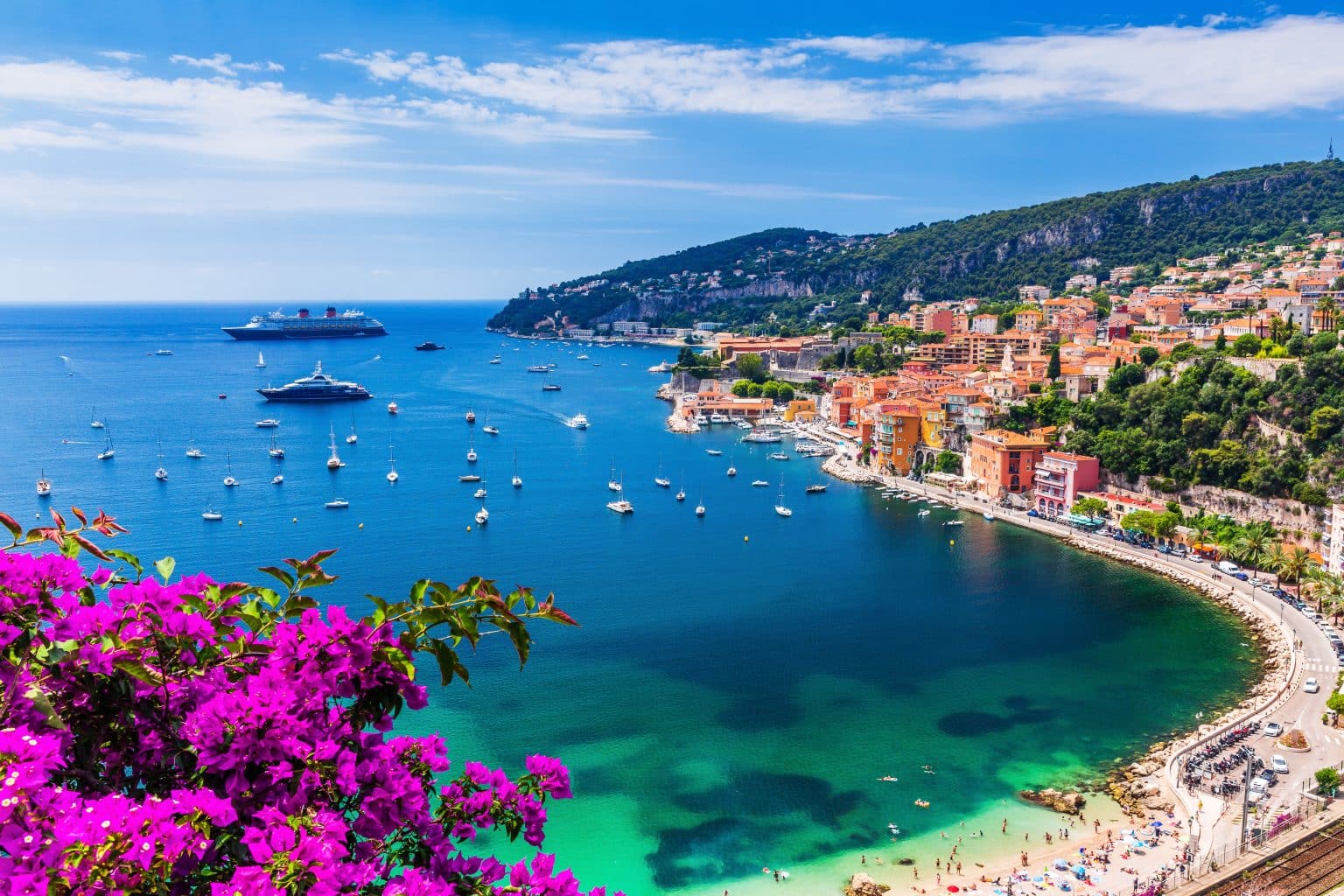 Villefranche,Sur,Mer,,France.,Seaside,Town,On,The,French,Riviera
